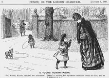A Young Humanitarian 1887. Creator: George du Maurier