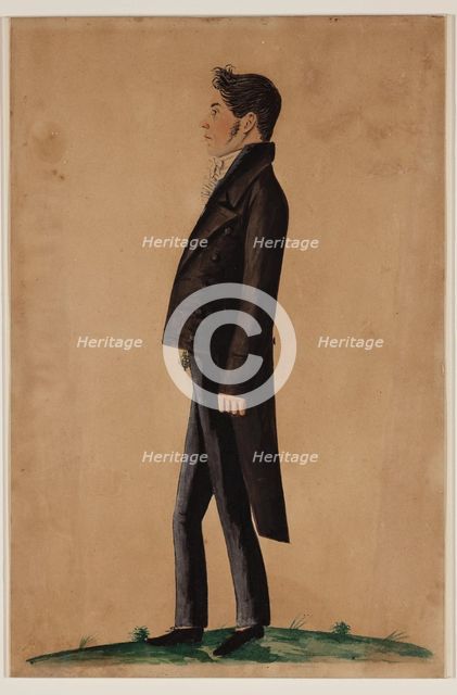 A Young Man, c1820. Creator: Jacob Maentel.