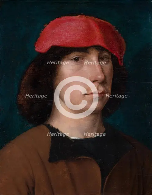 A Young Man in a Red Cap, c1512. Creator: Michael Sittow.