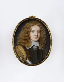 A young Man in Armour, c1660. Creator: Samuel Cooper