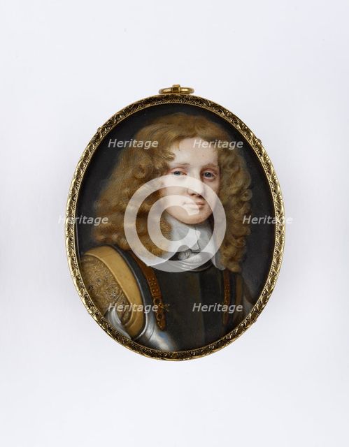 A young Man in Armour, c1660. Creator: Samuel Cooper.