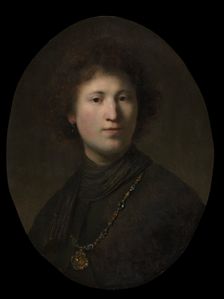 A Young Man with a Chain, c. 1629 or 1632. Creator: Rembrandt van Rijn (Dutch, 1606-1669); Studio, and