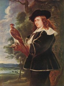 A Young Man with a Falcon c1630. Artist: Jan Boeckhorst