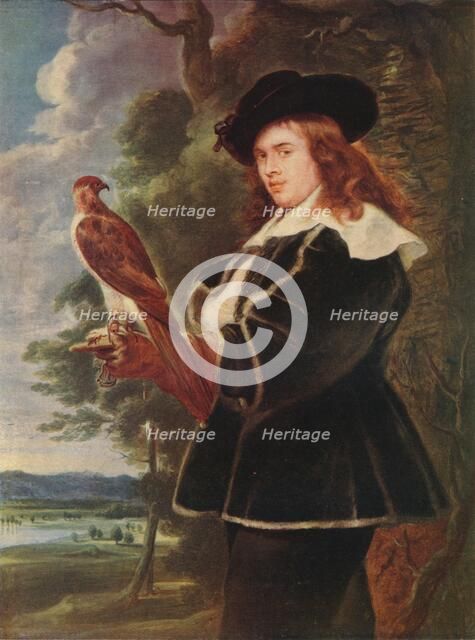 'A Young Man with a Falcon', c1630. Artist: Jan Boeckhorst.