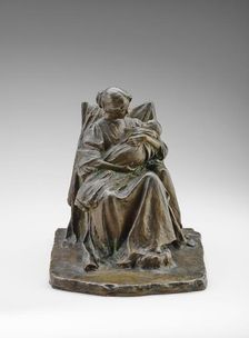 A Young Mother, 1896. Creators: Bessie Potter Vonnoh, Roman Bronze Works