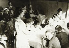 A Young Pioneers camp canteen, USSR, 1930s