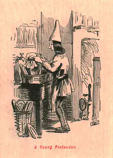 A Young Pretender 1897. Creator: John Leech