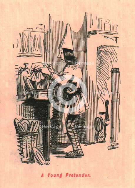 'A Young Pretender', 1897. Creator: John Leech.