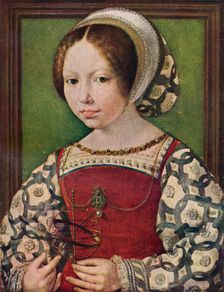 A Young Princess (Dorothea of Denmark) c1530-32 (c1927). Artist: Jan Gossaert