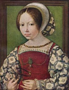 A Young Princess (Dorothea of Denmark) c1530-32 (c1927). Artist: Jan Gossaert