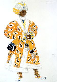 A Young Rajah ballet costume design, 1911. Artist: Leon Bakst