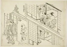 A Young Sanemori (Yaro Sanemori), no. 10 from a series of 12 prints depicting..., c. 1716/35. Creator: Okumura Masanobu