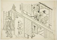 A Young Sanemori (Yaro Sanemori), no. 10 from a series of 12 prints depicting..., c. 1716/35. Creator: Okumura Masanobu