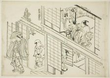 A Young Sanemori (Yaro Sanemori), no. 10 from a series of 12 prints depicting..., c. 1716/35. Creator: Okumura Masanobu