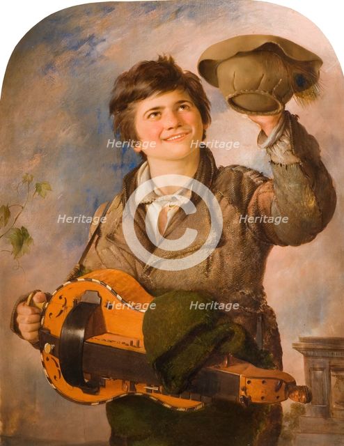 A Young Savoyard, 1835-1836. Creator: Frederick Yeates Hurlstone.