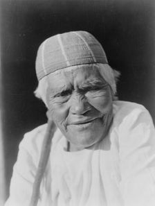 A Yurok widow, c1923. Creator: Edward Sheriff Curtis