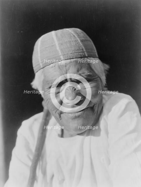 A Yurok widow, c1923. Creator: Edward Sheriff Curtis.