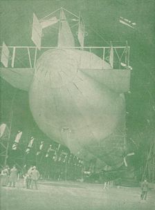A Zeppelin at home c1917 (1919)
