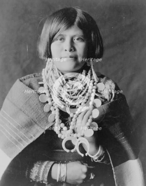 A Zuni girl, c1903. Creator: Edward Sheriff Curtis.