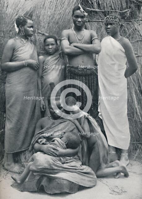 A Zulu family group, 1912. Artist: Unknown.