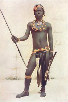 A Zulu warrior, 1912