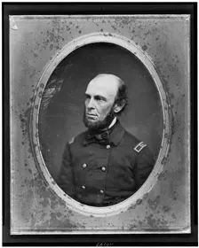 A. A. Harwood, head-and-shoulders portrait, three-quarters to the left..., between 1848 and 1860. Creator: Mathew Brady