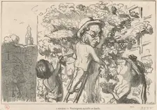 A asniéres, 19th century. Creator: Honore Daumier