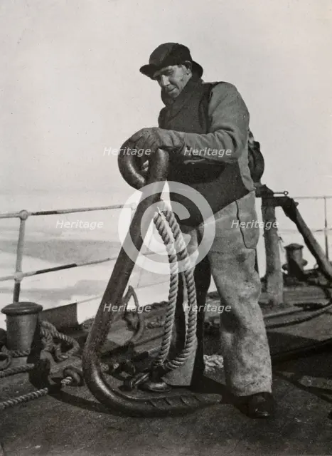 ''A.B. Cheetham, (The boatswain of the Terra Nova)', c1910–1913, (1913). Artist: Herbert Ponting.