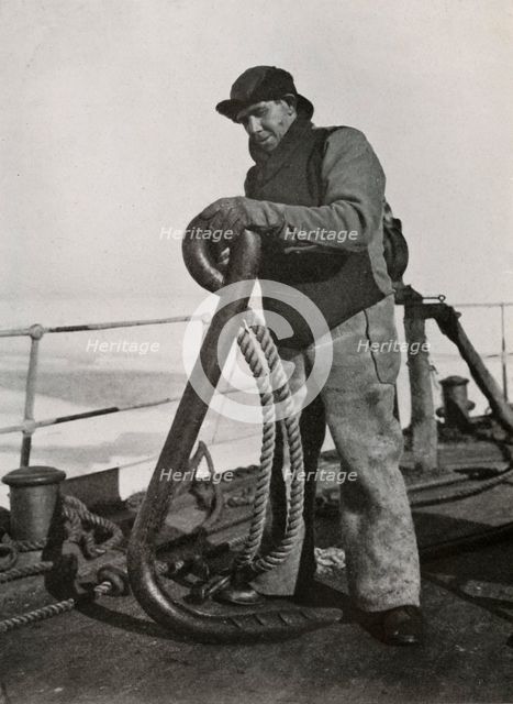 ''A.B. Cheetham, (The boatswain of the Terra Nova)', c1910–1913, (1913). Artist: Herbert Ponting.