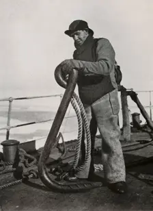 'A.B. Cheetham, (The boatswain of the Terra Nova) c1910–1913, (1913). Artist: Herbert Ponting