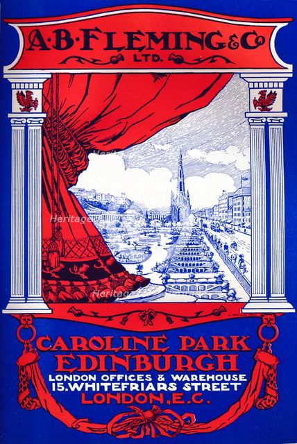'A.B. Fleming & Co. Ltd. advert', 1910. Artist: Unknown.