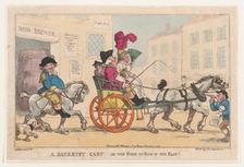 A Bankrupt Cart, or The Road to Ruin in the East!, November 5, 1799., November 5, 1799. Creator: Thomas Rowlandson