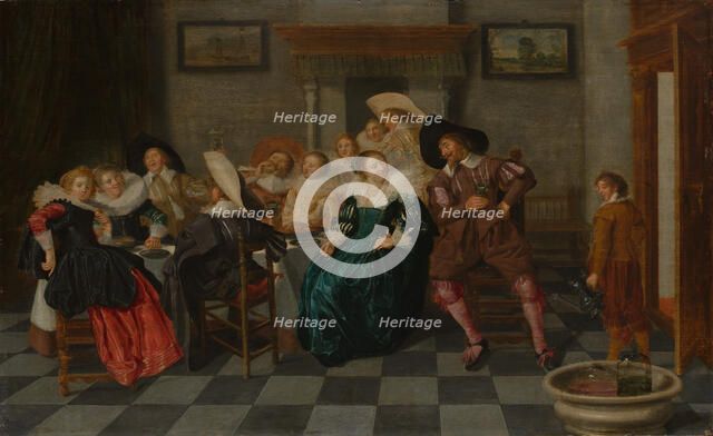 A Banquet, 1628. Creator: Dirck Hals.