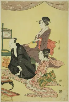 A Banquet Scene, c. 1795. Creator: Hosoda Eishi