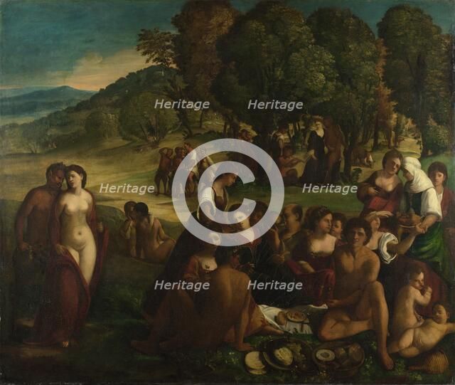 A Bacchanal, c. 1520. Artist: Dossi, Dosso (ca. 1486-1542)