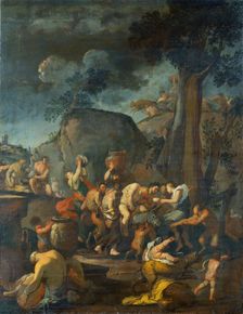 A Bacchanal, c1665. Creator: Giulio Carpioni