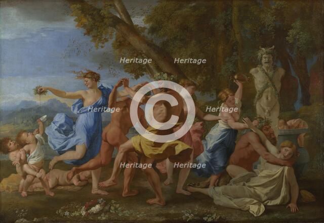 A Bacchanalian Revel before a Herm, 1632. Artist: Poussin, Nicolas (1594-1665)