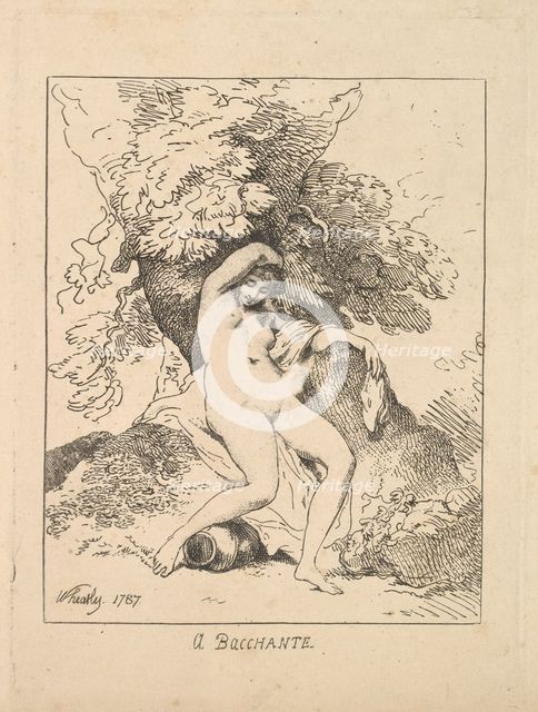 A Bacchante, 1787. Creator: Thomas Rowlandson.