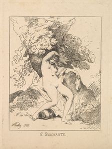 A Bacchante, 1787. Creator: Thomas Rowlandson