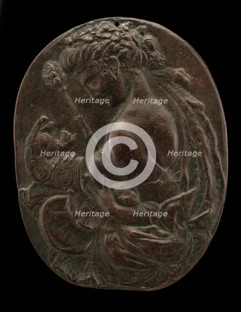 A Bacchante, late 15th or early 16th century. Creator: Master of the Martelli Mirror.