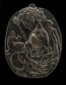 A Bacchante, late 15th or early 16th century. Creator: Master of the Martelli Mirror