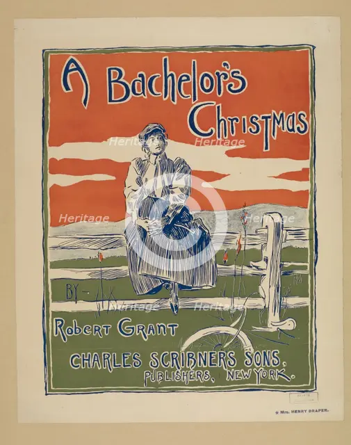 A bachelor's Christmas, c1895 - 1911. Creator: Unknown.