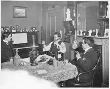 A bachelor's quarters in a lodging house in the Temple, London, c1903 (1903)