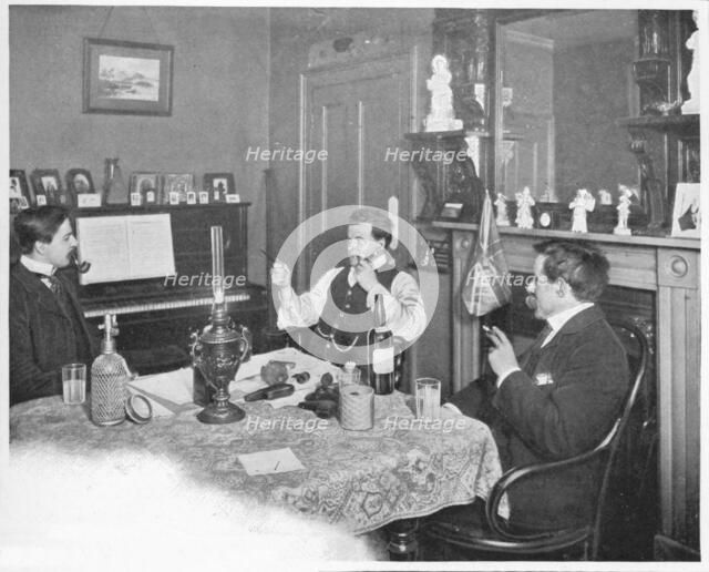 A bachelor's quarters in a lodging house in the Temple, London, c1903 (1903). Artist: Unknown.