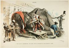 A Bad Case of Consumption, from Puck, 1890. Creator: Joseph Keppler