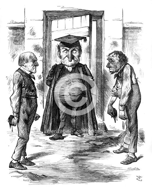 'A Bad Example', 1878.Artist: Swain