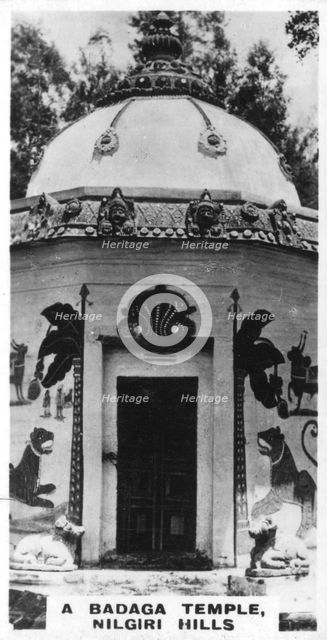 A Badaga temple, Nilgiri Hills, India, c1925. Artist: Unknown