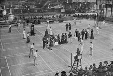A Badminton Tournament at the Crystal Palace 1902, (1903). Artist: Russell & Sons