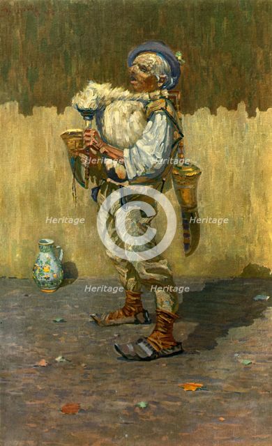 'A bagpiper; Joža Uprka (1861-1940)', 1948. Artist: Joza Uprka.