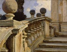 A Balustrade, c1880-1920. Artist: John Singer Sargent